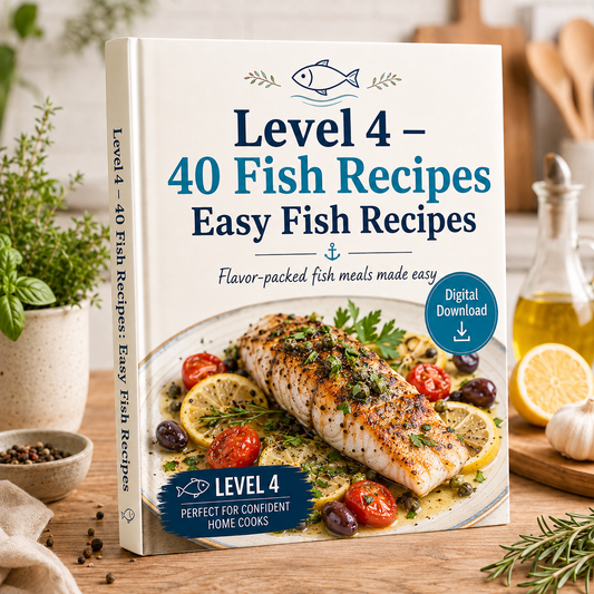 Level 4 – 40 Fish Recipes: Easy Fish Recipes